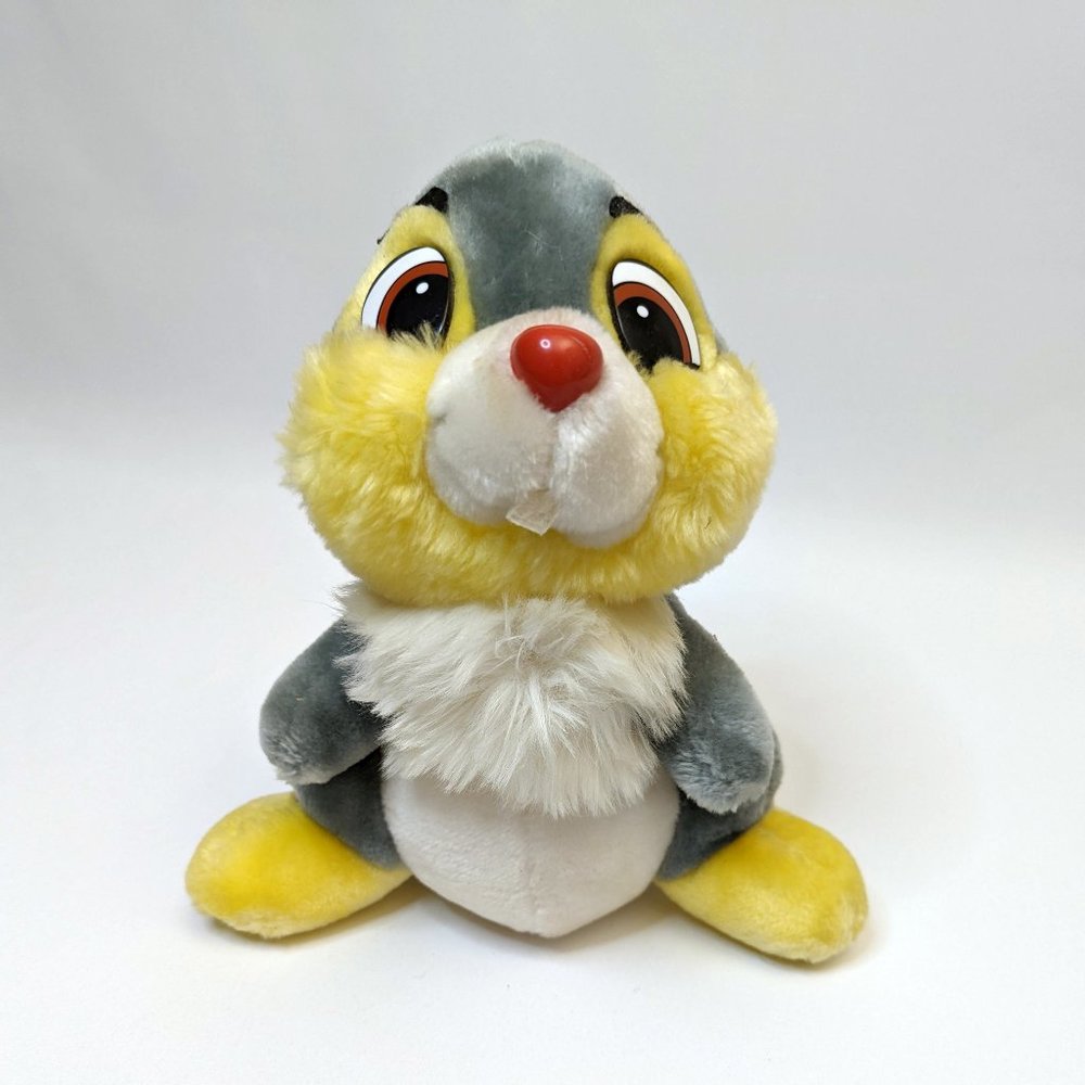 Vintage Disneyland Original Bambi Standing Thumper Plush Stuffed Animal Toy